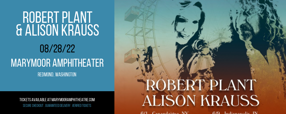 Robert Plant & Alison Krauss at Marymoor Amphitheater